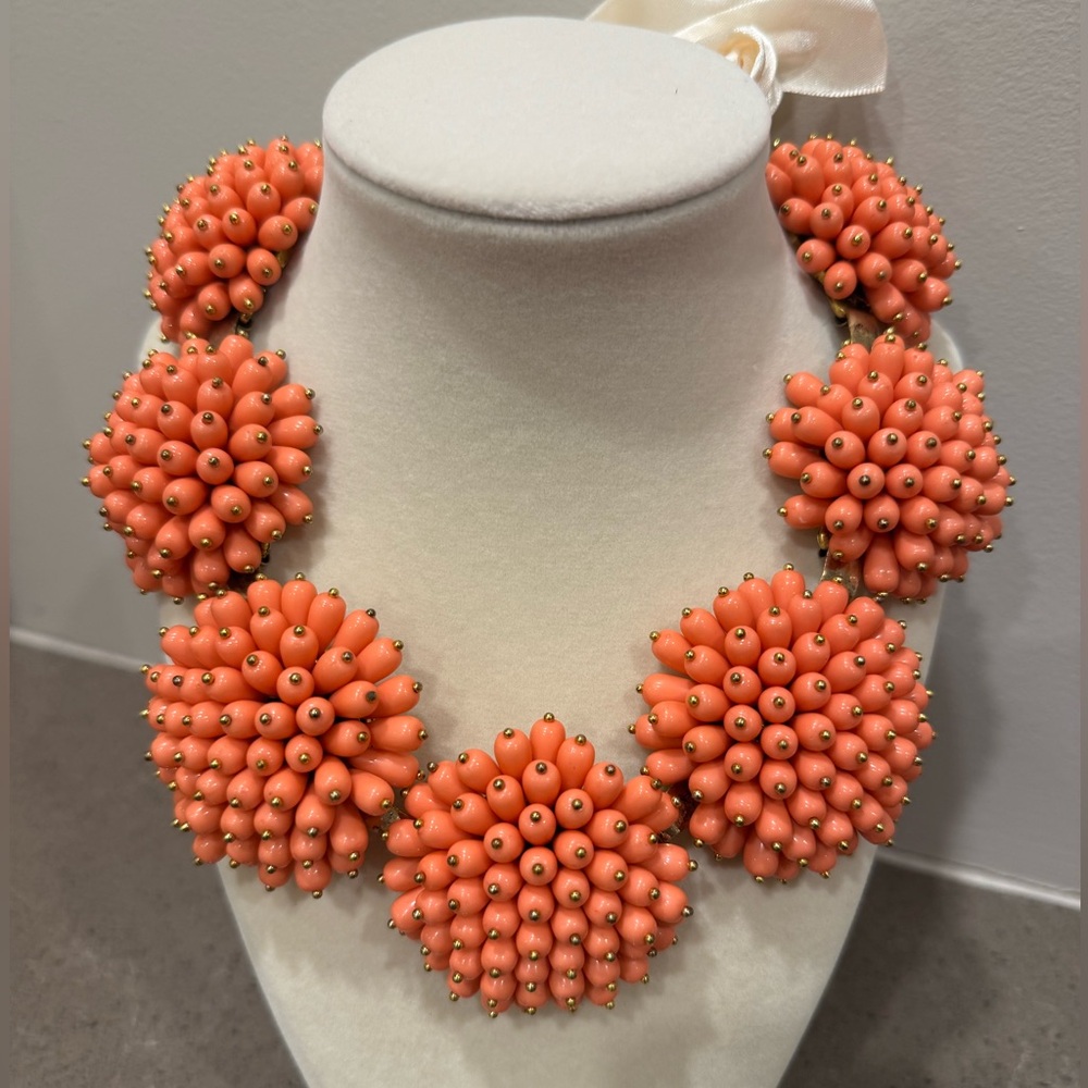 Peach Statement Necklace